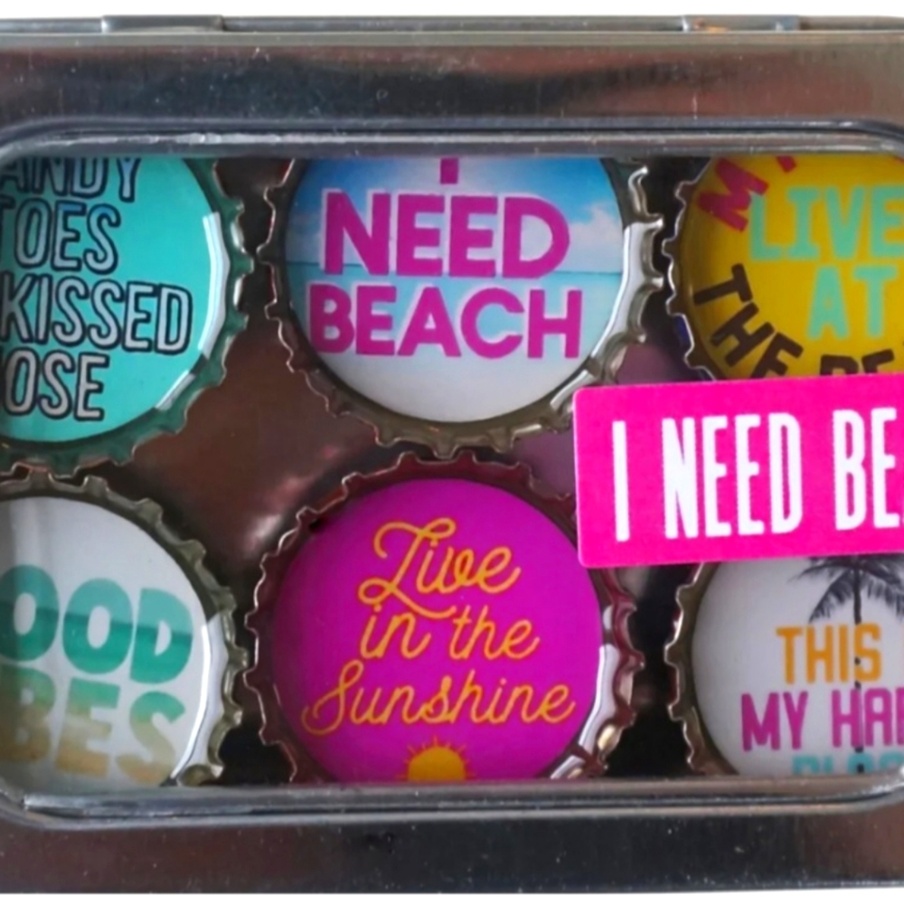 Beach Lover's Magnet Set